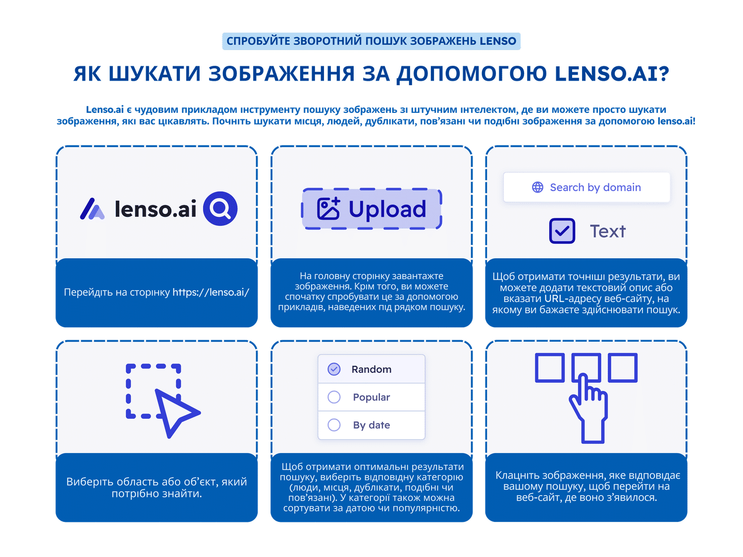 навчальний посібник lenso.ai