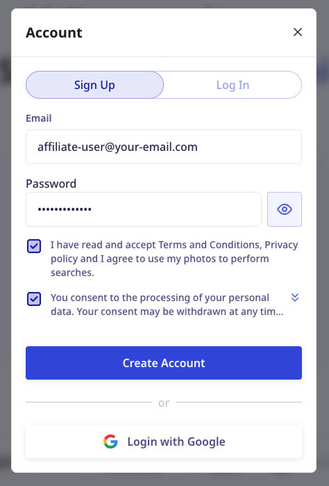 affiliate program on lenso.ai reverse image search 1