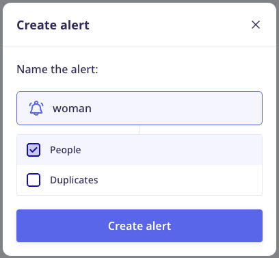 alert setup