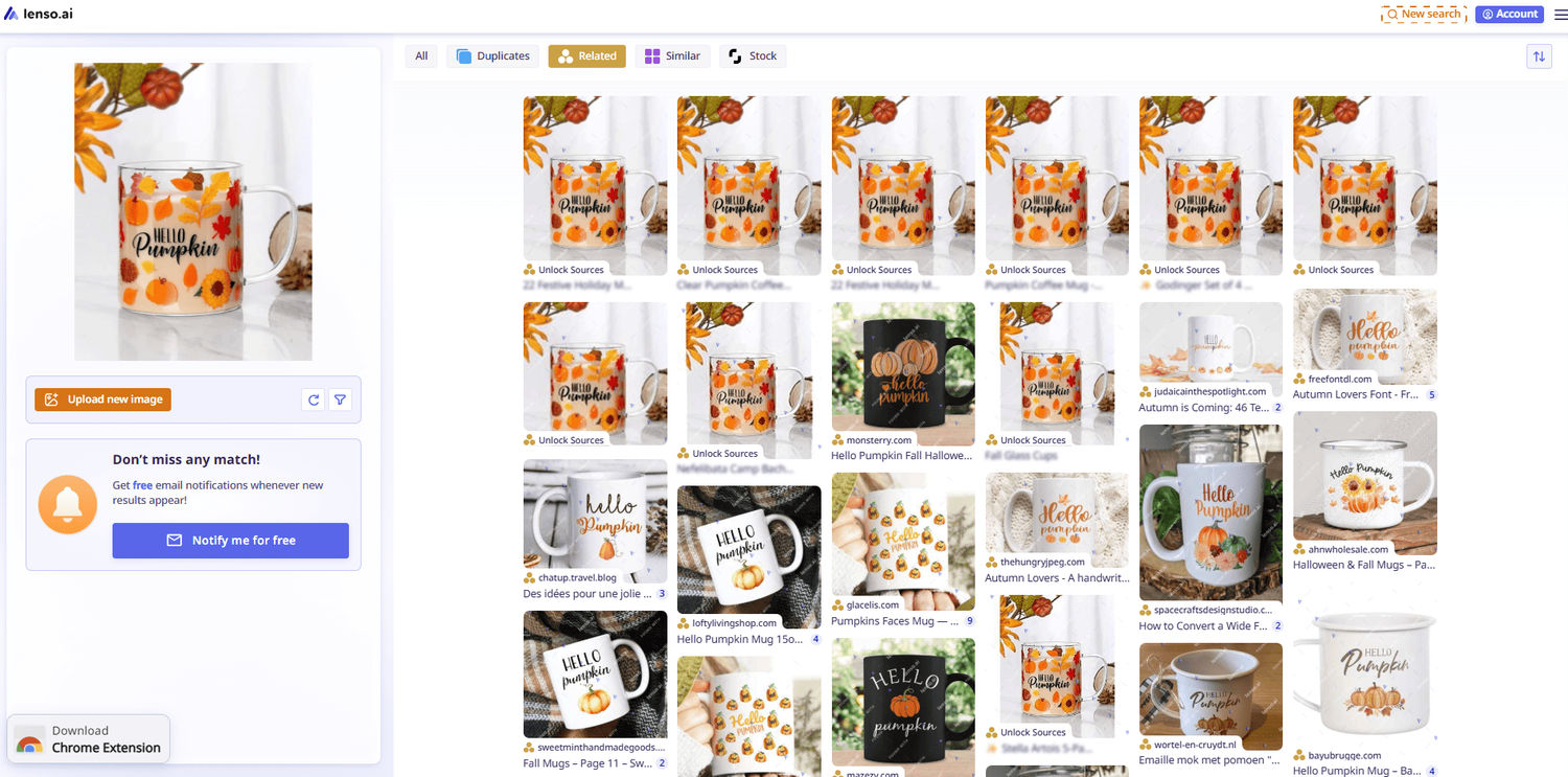 find-fall-inspiration-wth-lenso