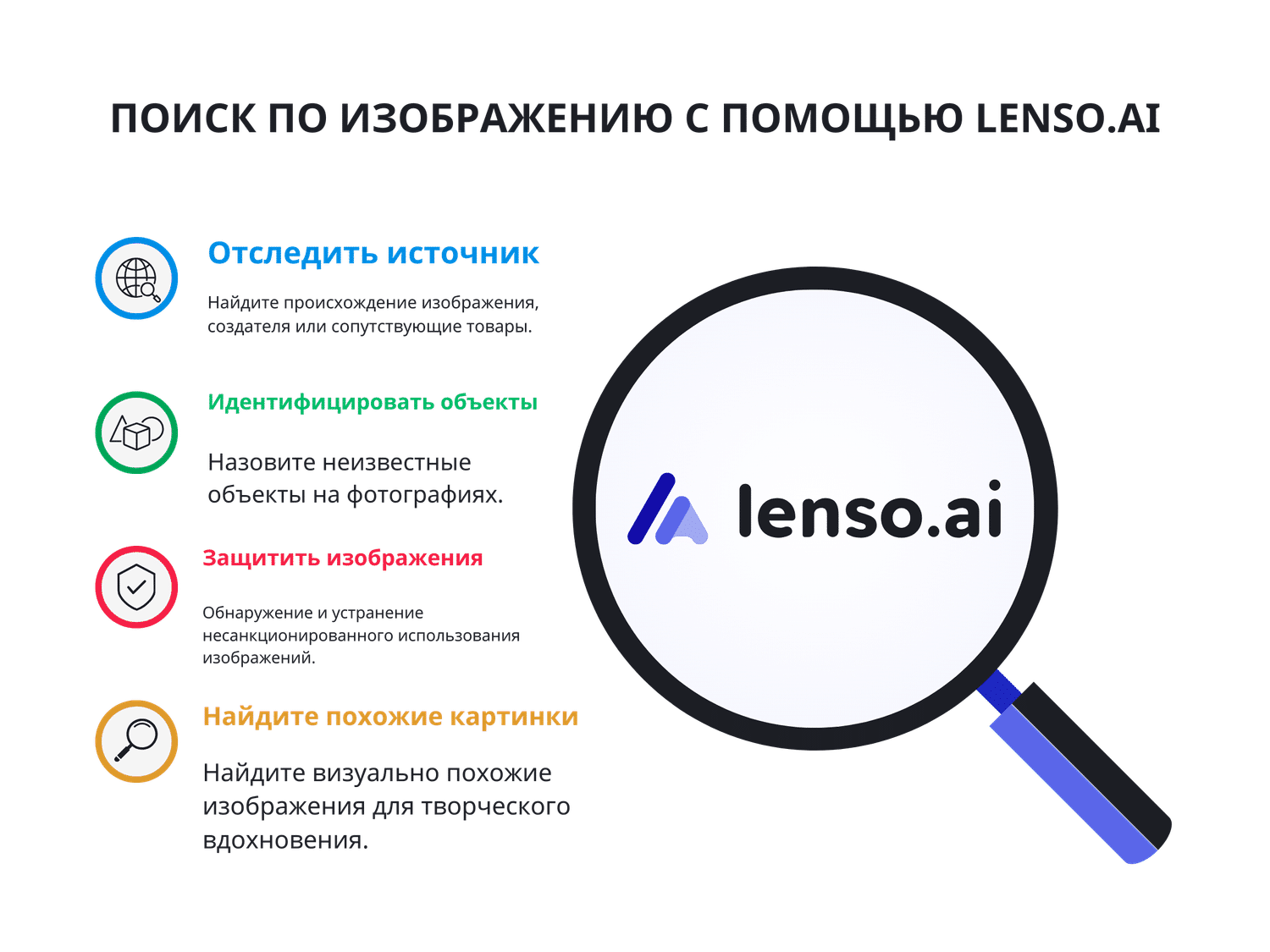 Поиск по изображению с lenso.ai