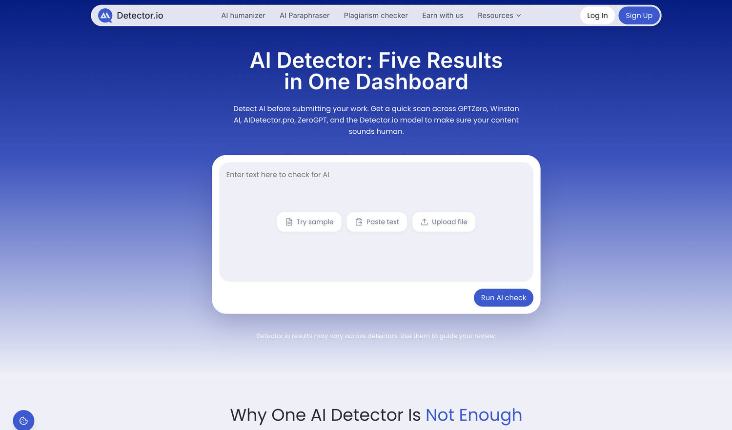 Detector IO